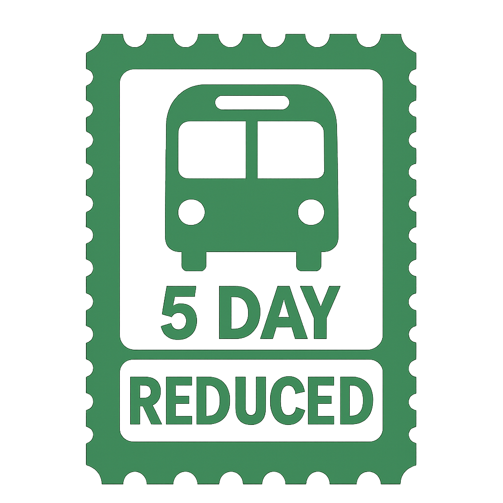 Reduced Five Day Pass